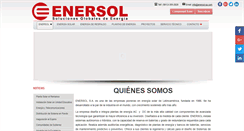 Desktop Screenshot of enersol-sa.com